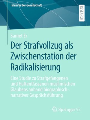 cover image of Der Strafvollzug als Zwischenstation der Radikalisierung